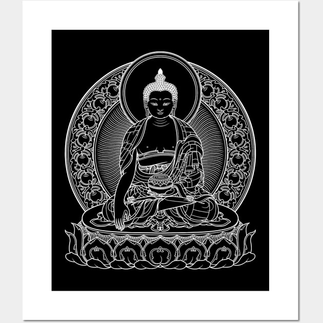 Buddha Buddhist Meditation Zen Yoga Wall Art by JaydeMargulies